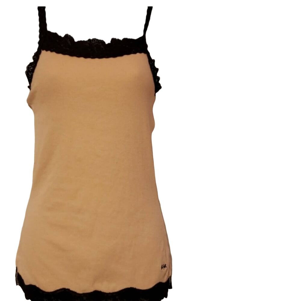 Cruel Girl Peach Lace Tank Top Size Small